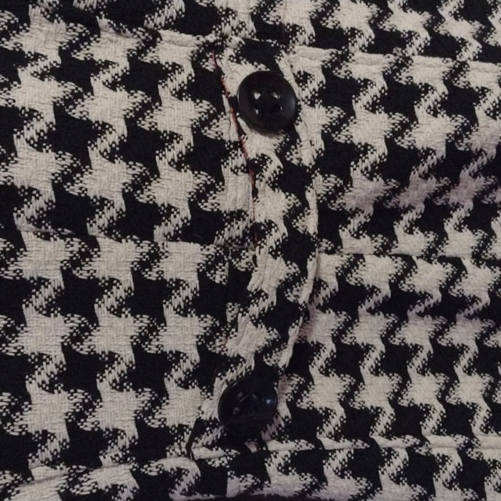 Peacoat Rue 21 houndstooth women's size S - Picture 7 of 9